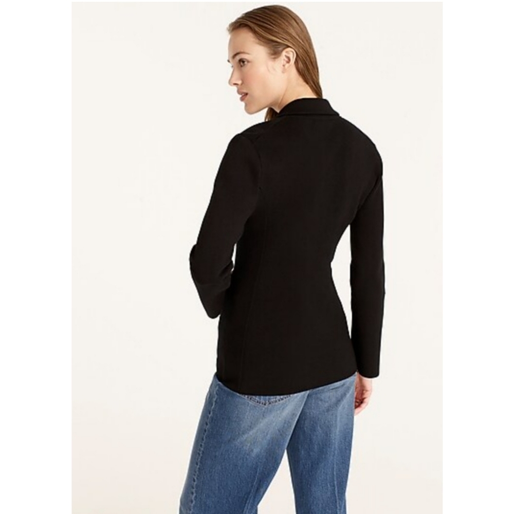 18. J.Crew Cinched-waist sweater-blazer - Picture 5 of 10